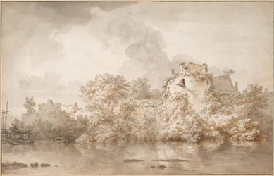 Flusslandschaft bei Montfoort, ca. 1655